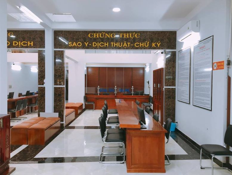 Không gian văn phòng công chứng Phạm Thu Hằng tại quận đống đa