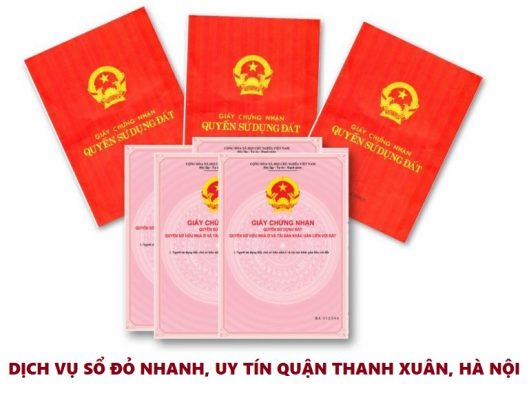 Dịch vụ làm sổ đỏ - sang tên sổ đỏ quận Thanh Xuân