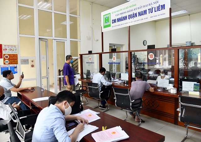 chi nhánh văn phòng đăng ký đất đai quận Nam Từ Liêm, Hà Nội 