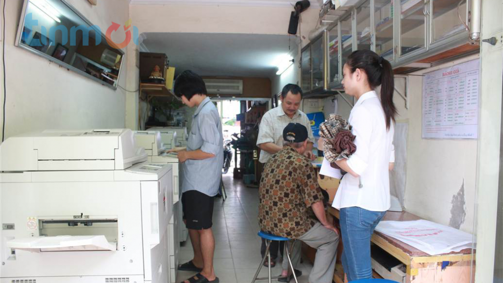 Cửa hàng photocopy Phú Hà