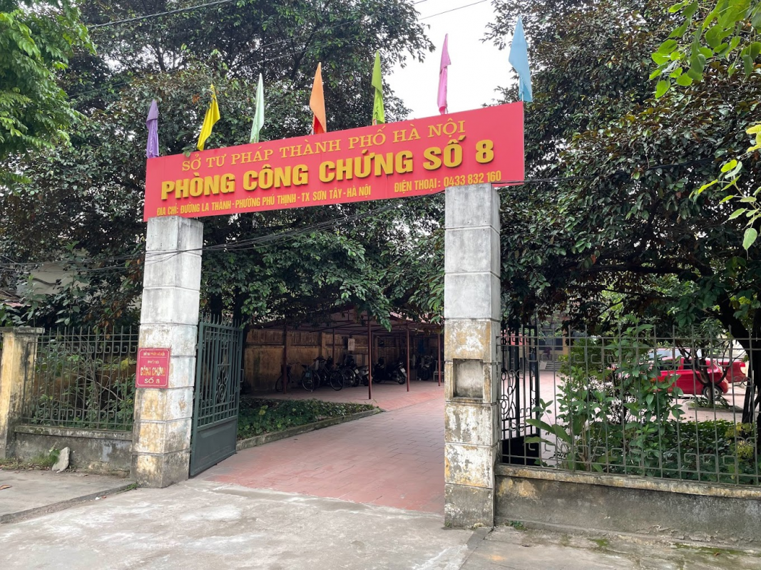 Phòng Công chứng số 8, thành phố Hà Nội