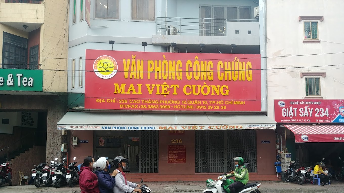 Văn phòng công chứng Mai Việt Cường