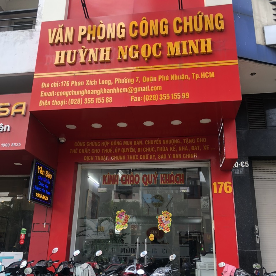 Văn phòng công chứng Huỳnh Ngọc Minh