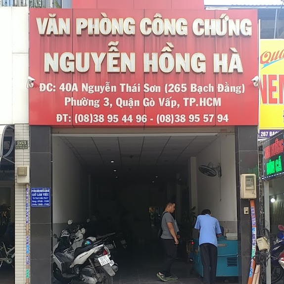 Văn phòng công chứng Nguyễn Hồng Hà