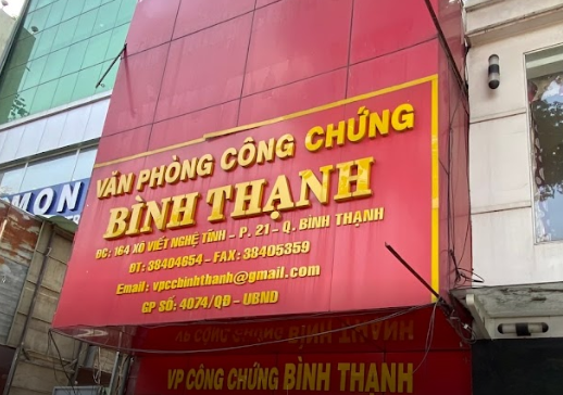 Top 4 Văn phòng Công chứng Quận Bình Thạnh, thành phố Hồ Chí Minh uy tín nhất