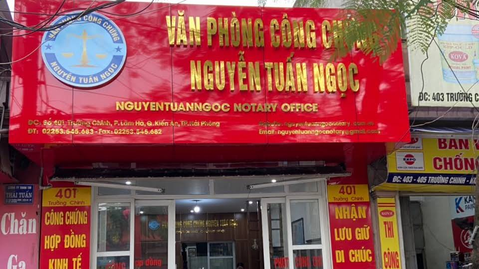 Văn phòng công chứng Nguyễn Tuấn Ngọc