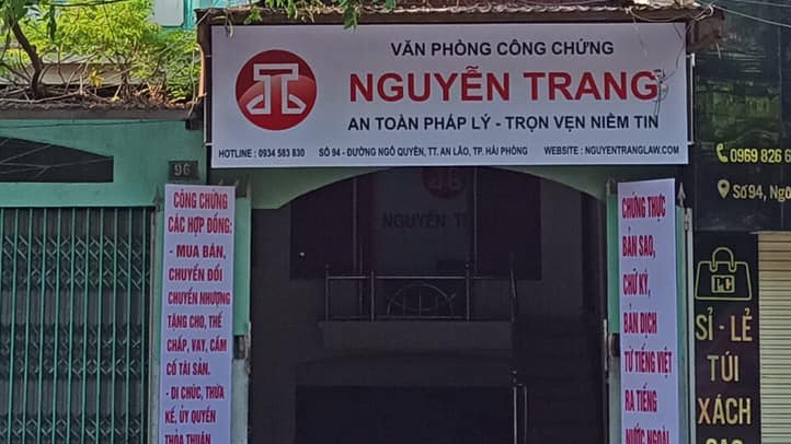 Văn phòng công chứng Nguyễn Trang