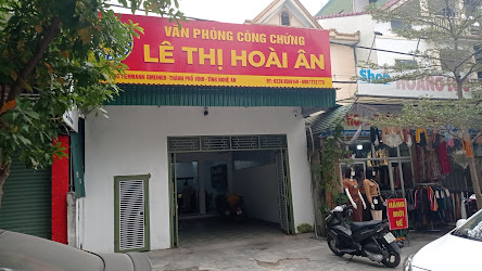 Văn phòng công chứng Lê Thị Hoài Ân, tỉnh Nghệ An