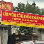 Thông tin và địa chỉ Văn phòng công chứng Chấn Phong, tỉnh Bà Rịa Vũng Tàu