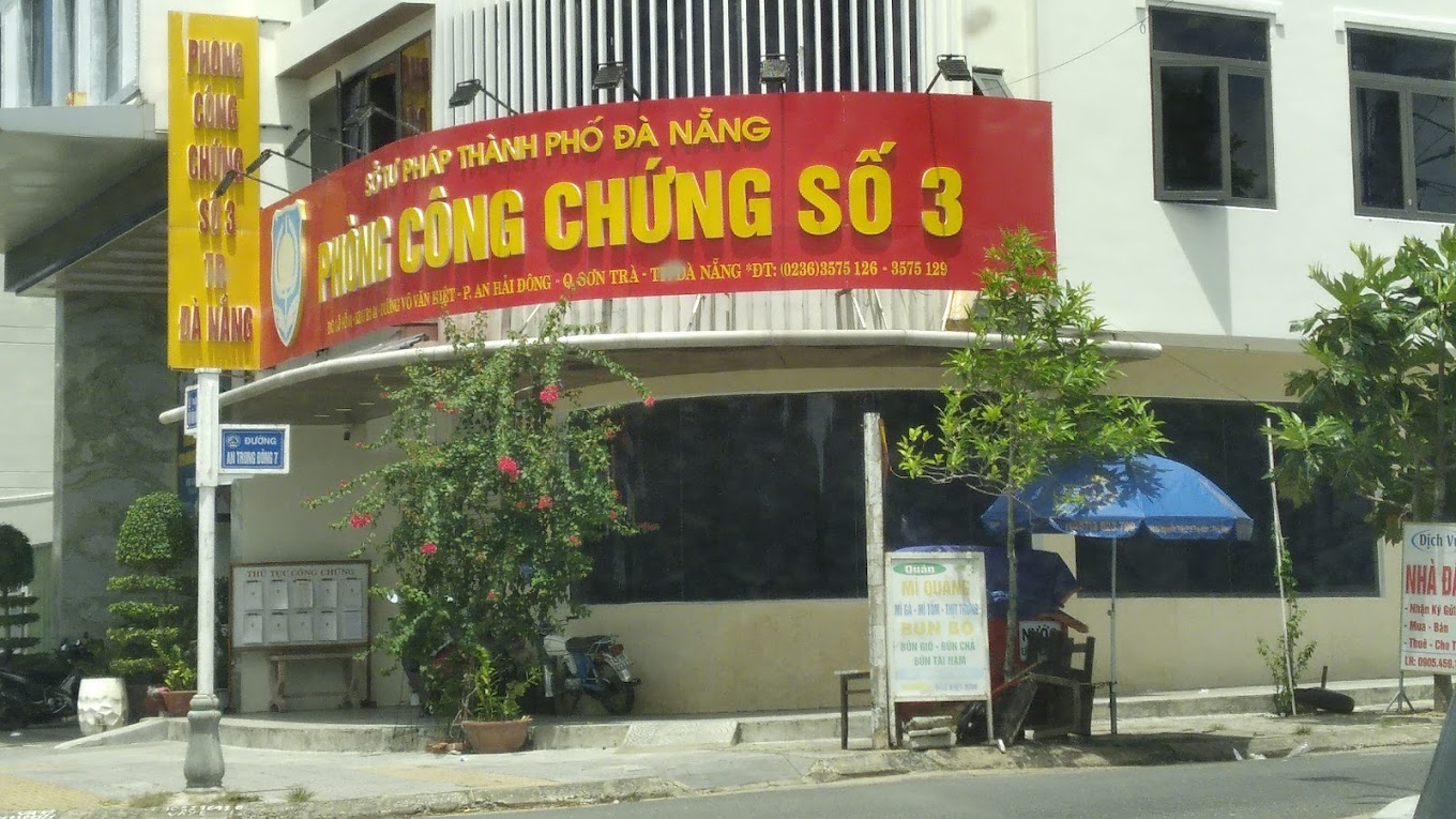 Phòng Công chứng số 3, thành phố Đà Nẵng