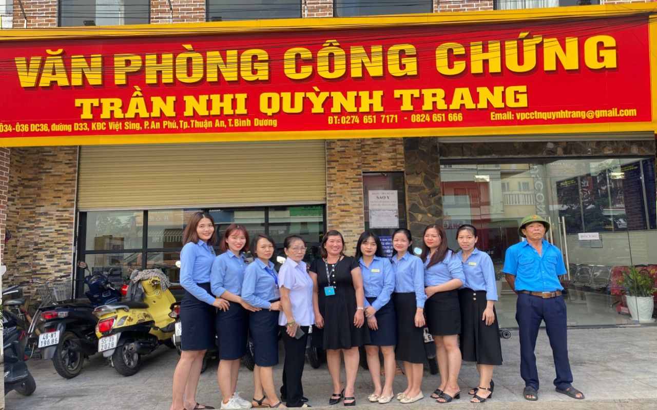 Văn phòng công chứng Trần Nhi Quỳnh Trang