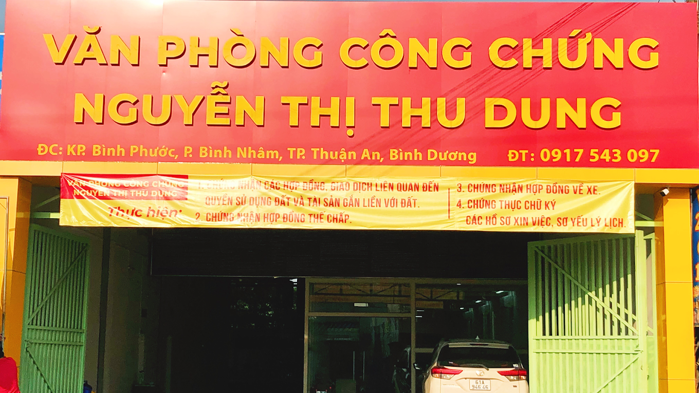 Văn phòng công chứng Nguyễn Thị Thu Dung