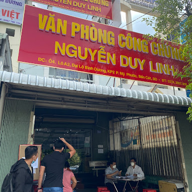 Văn phòng công chứng Nguyễn Duy Linh