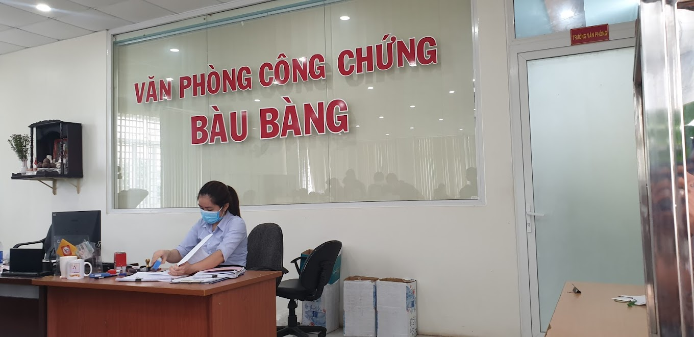 Văn phòng công chứng Bàu Bàng