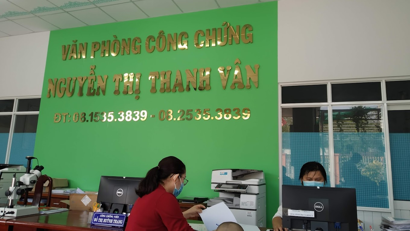 Văn phòng công chứng Nguyễn Thị Thanh Vân