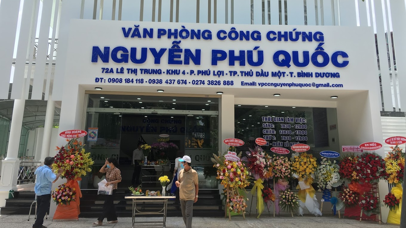 Văn phòng công chứng Nguyễn Phú Quốc