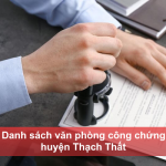 Danh sách văn phòng công chứng huyện Thạch Thất-02