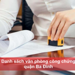 Danh sách văn phòng công chứng quận Ba Đình-02