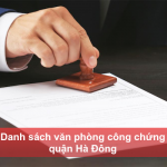 Danh sách văn phòng công chứng quận Hà Đông-02