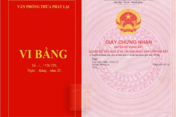 vi bằng giấy cam kết
