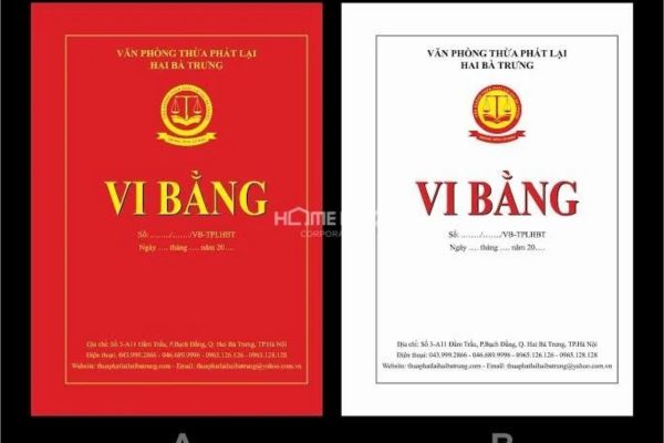 vi bằng xác lập quyền sở hữu