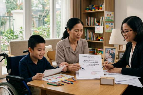 Di chúc của người có con khuyết tật
