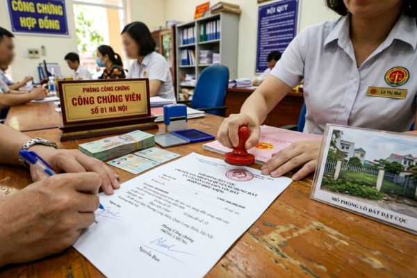 Công chứng hợp đồng đặt cọc không điều kiện