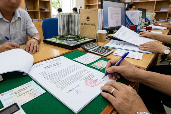 Công chứng hợp đồng đặt cọc tham gia đấu thầu