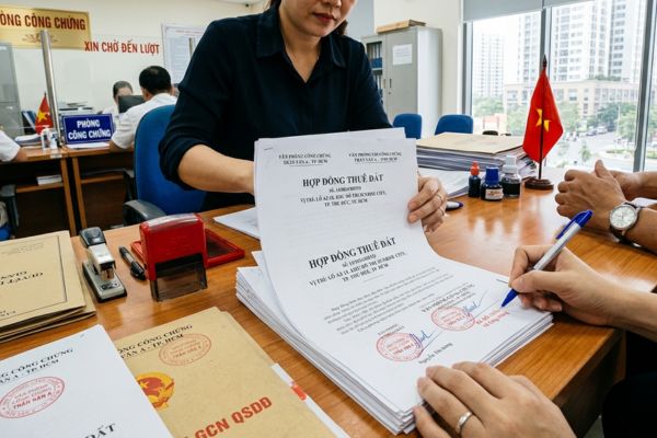 Công chứng hợp đồng thuê đất trong khu đô thị