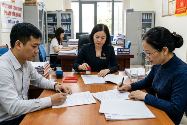 Công chứng hợp đồng thuê thiết bị giáo dục