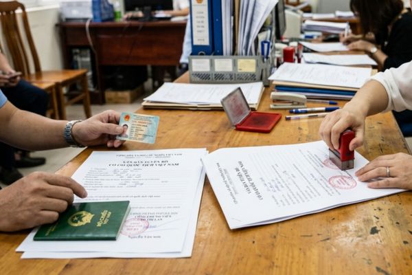 Công chứng văn bản tuyên bố quốc tịch