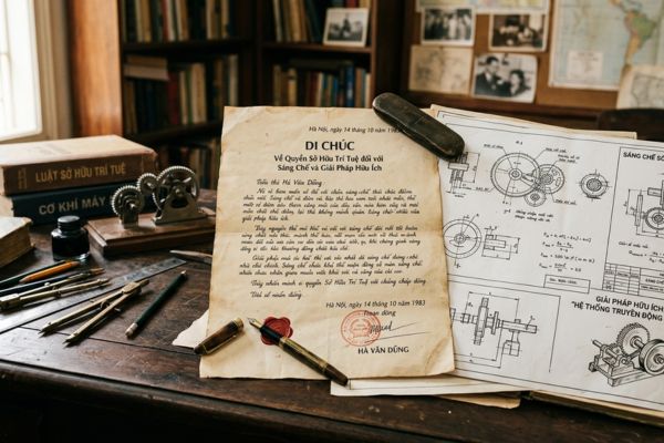 Di chúc để lại quyền đối với sáng chế và giải pháp