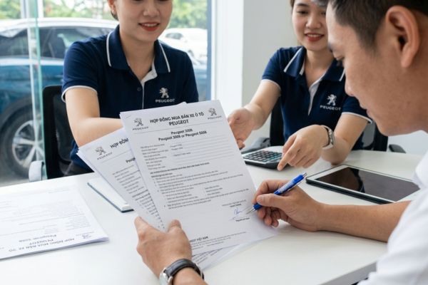 Hợp đồng mua bán xe Peugeot
