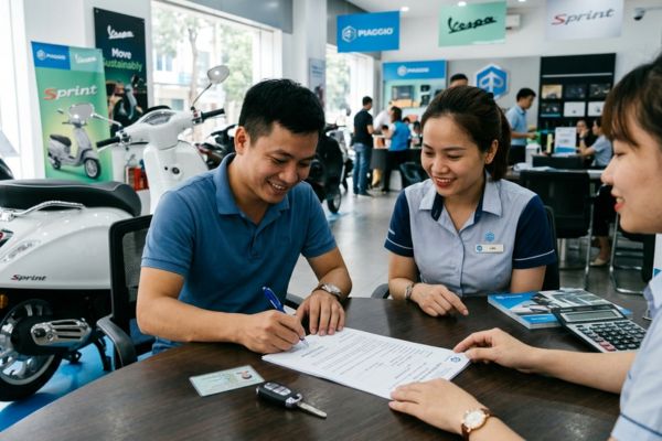 Hợp đồng mua bán xe Piaggio Sprint