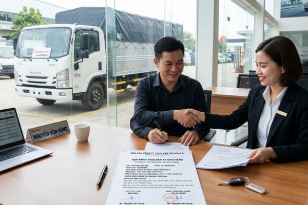 Hợp đồng mua bán xe chở hàng