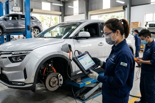 Kiểm tra hệ thống tái tạo năng lượng phanh của xe