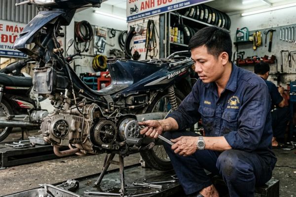 Kiểm tra ly hợp và côn xe