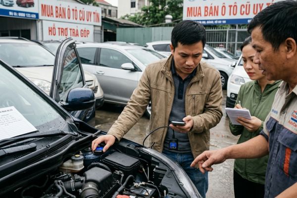 Mua xe đã qua động cơ: Những lưu ý quan trọng