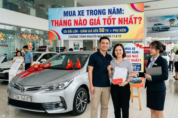 Mua xe trong năm: Tháng nào giá tốt nhất?