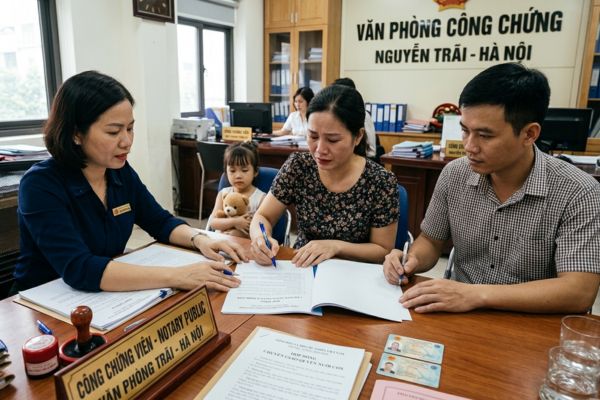 Công chứng hợp đồng chuyển giao quyền nuôi con