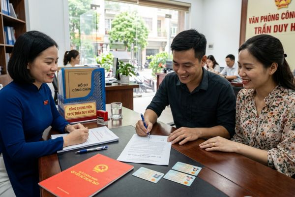 Công chứng hợp đồng thế chấp bất động sản trong thời kỳ hôn nhân