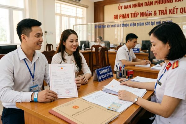 Đăng ký kết hôn khi một bên thuộc diện giám sát tại nơi cư trú