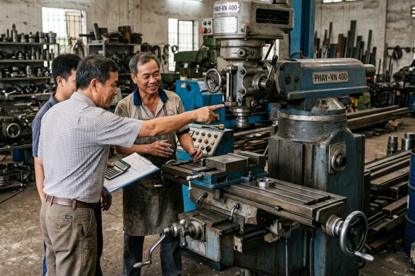 Mua bán tài sản là thiết bị phay