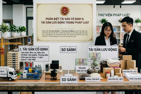 Phân biệt tài sản cố định và tài sản lưu động trong pháp luật
