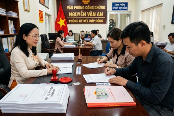 Quy trình công chứng hợp đồng thế chấp tài sản