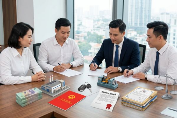 Tài sản trong trường hợp xác định quyền trong quan hệ góp vốn