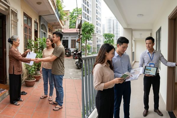 Thuê nhà trực tiếp và thuê nhà qua môi giới: Ưu nhược điểm