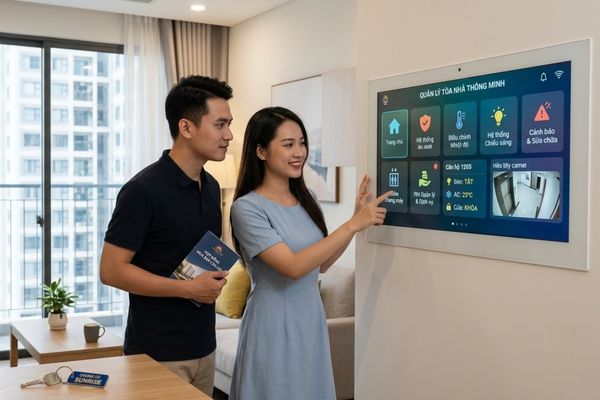 Mua nhà căn hộ có hệ thống quản lý tòa nhà thông minh