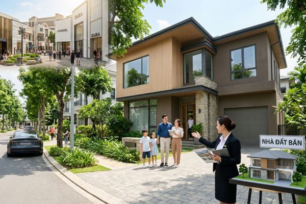 Mua nhà đất ở vùng có khu mua sắm cao cấp
