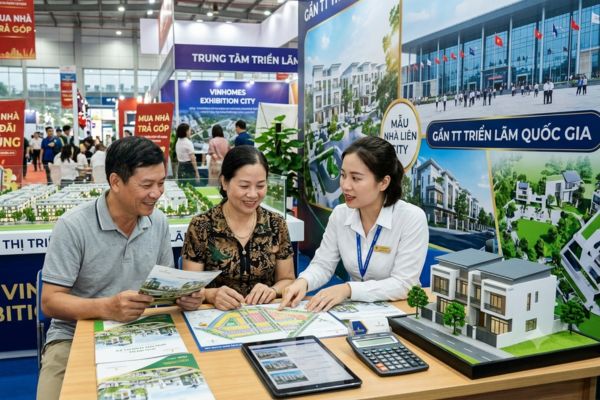 Mua nhà đất ở vùng có trung tâm triển lãm